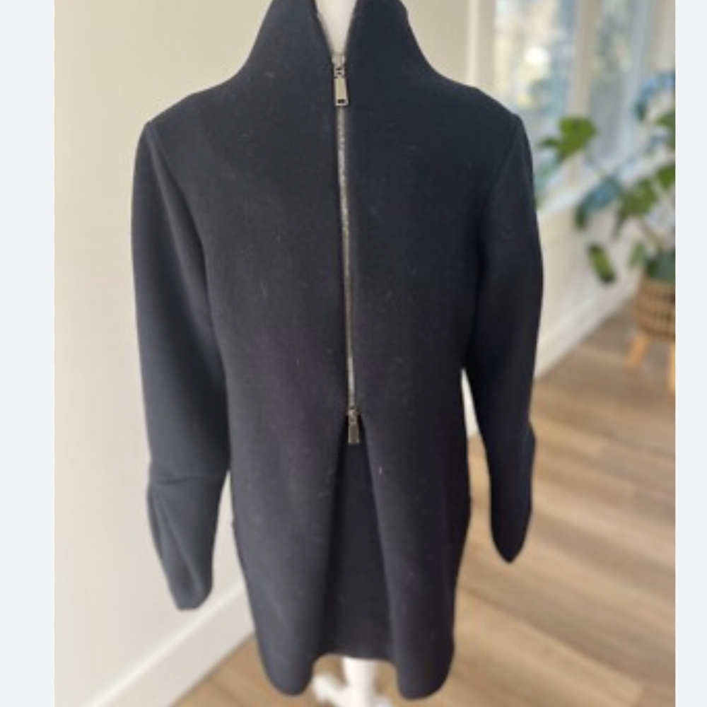 Elegant Black Women's Trench Coat